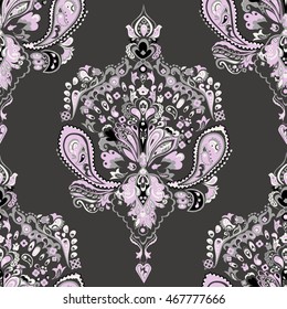 seamless background with paisley