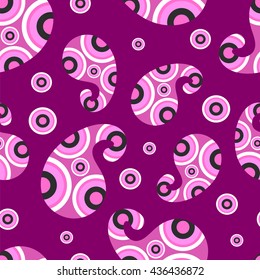 Seamless background. Paisley pattern stylized original. Ethnic. Oriental. Vector illustration.