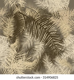 Palmeras sin fondo. Vector