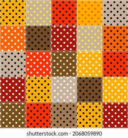 Seamless background with patchwork pattern