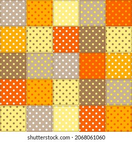 Seamless background with patchwork pattern