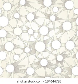 Seamless background pattern. Abstract pattern of connected circles