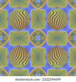 Seamless background pattern. Abstract decorative geometric pattern. Vector illustration.