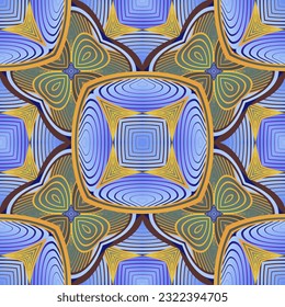 Seamless background pattern. Abstract decorative geometric pattern. Vector illustration.