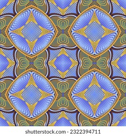 Seamless background pattern. Abstract decorative geometric pattern. Vector illustration.