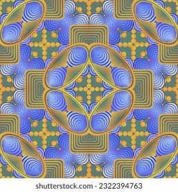 Seamless background pattern. Abstract decorative geometric pattern. Vector illustration.