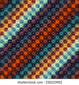 Seamless background pattern. Abstract diagonal geometric pattern with droplet elements.