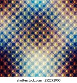 Seamless background pattern. Abstract diagonal geometric pattern with droplet elements.