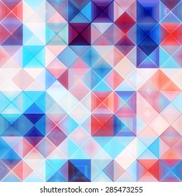 Seamless background pattern. Abstract diagonal geometric pattern of squares.