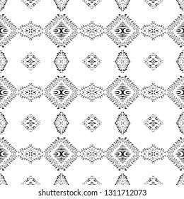Seamless background pattern. Abstract ethnic pattern. Vector image