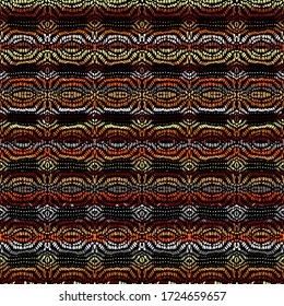 Seamless background pattern. Abstract ethnic tribal pattern. Vector image
