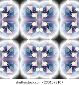 Seamless background pattern. Abstract geometric pattern. Vector image.