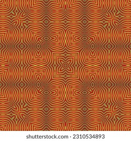 Seamless background pattern. Abstract geometric pattern with symmetric ornament.