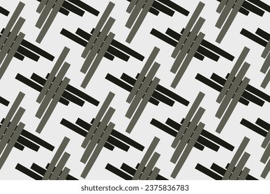 Seamless texture pattern with abstract shapes Vector Image