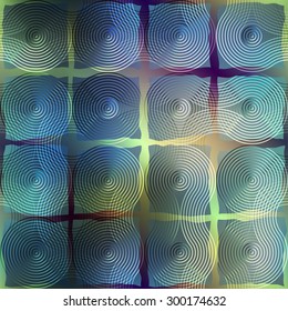 Seamless background pattern. Abstract geometric pattern on blurred background.