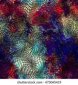 Seamless background pattern. Abstract geometric grunge pattern