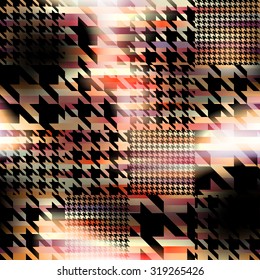 Seamless background pattern. Abstract hound-tooth geometric pattern. 