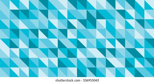 Seamless background pattern with abstract multicolored geometric shapes.