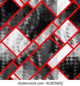 Seamless background pattern. Abstract strikes geometric pattern.