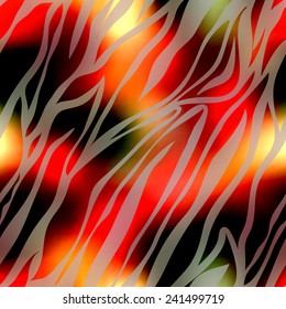 Seamless background pattern. Animal exotic pattern on blur background.