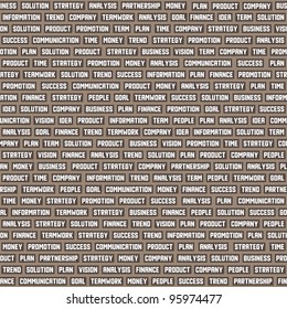 Seamless background pattern with business keywords. Vector illustration.