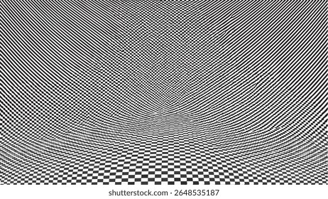 Seamless background pattern chessboard black and white wallpaper vector Illustration