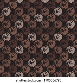 Seamless background pattern, with circles and strokes. Watercolor texture. Fashion modern style. Seamless pattern.