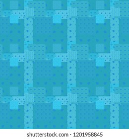 Seamless background pattern with colored varied squares.