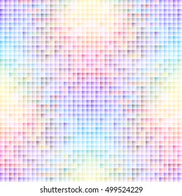 Seamless background pattern. Colorful geometric abstract pattern in pixel art style