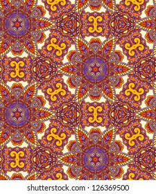 Seamless background pattern. Colorful hexagons.