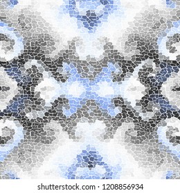 Seamless background pattern. Crackled grunge vintage surface. Vector image.