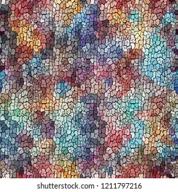 Seamless background pattern. Crackled grunge vintage surface. Vector image.
