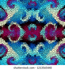 Seamless background pattern. Crackled grunge vintage surface. Vector image.