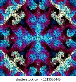 Seamless background pattern. Crackled grunge vintage surface. Vector image.