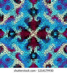 Seamless background pattern. Crackled grunge vintage surface. Vector image.