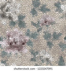 Seamless background pattern. Crackled grunge vintage surface. Vector image.