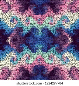 Seamless background pattern. Crackled grunge vintage surface. Vector image.