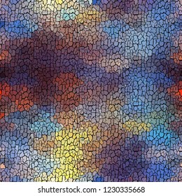 Seamless background pattern. Crackled grunge vintage surface. Vector image.
