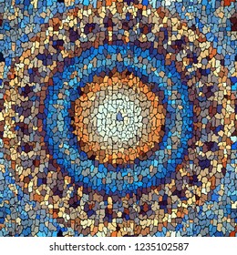 Seamless background pattern. Crackled grunge vintage surface. Vector image.