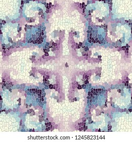 Seamless background pattern. Crackled grunge vintage surface. Vector image.