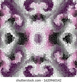 Seamless background pattern. Crackled grunge vintage surface. Vector image.