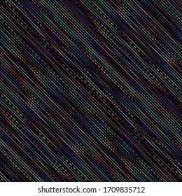 Seamless background pattern. Pattern of dashes lines. Vector image