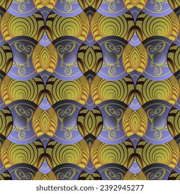 Seamless background pattern. Decorative geometric ornament. Can be used for wallpaper, pattern fills, web page background,surface textures.