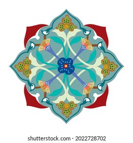 Seamless background. Pattern with decorative ornament in Oriental style in EPS10