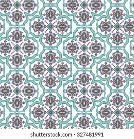 Seamless background. Pattern with decorative ornament in Oriental style.