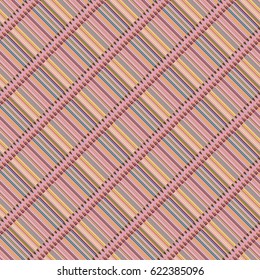 Seamless background pattern with diagonal colored pencils.