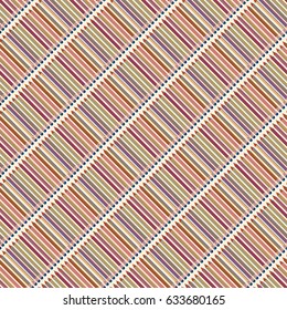 Seamless background pattern with diagonal colored pencils.