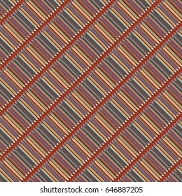 Seamless background pattern with diagonal colored pencils.