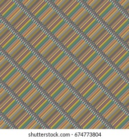 Seamless background pattern with diagonal colored pencils.