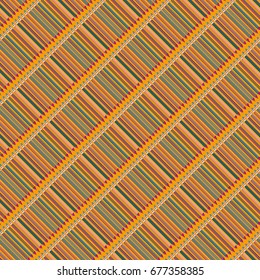 Seamless background pattern with diagonal colored pencils.